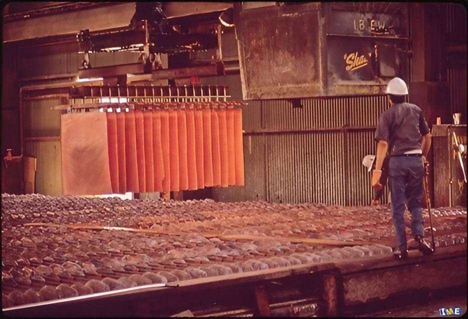 Non-ferrous metals copper